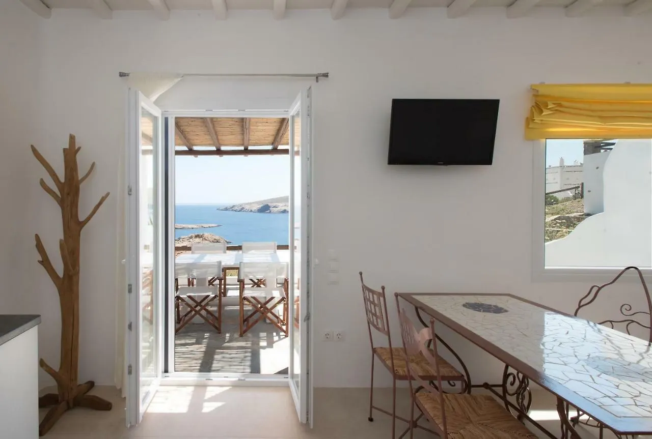 别墅 Amazing View At Agios Sostis Beach In A Dreamer Mykonos!! 帕诺尔莫斯米科诺斯